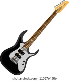 Black Electric Guitar