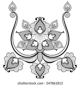 Black elegance lace vector illustration for vintage card decoration. Zentangle womanly ornaments for wedding invitation, save the date cards. Floral luxury romantic background, decoration element.