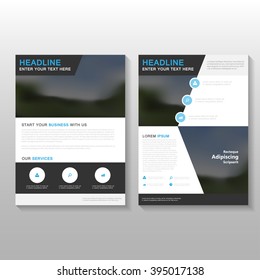 Black elegance Vector annual report Leaflet Brochure Flyer template design, book cover layout design, Abstract black presentation templates