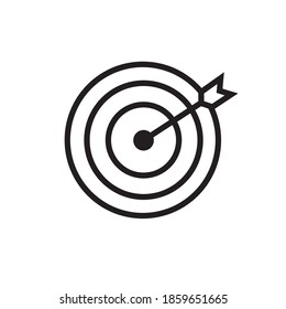 black elegant bow and arrow icon