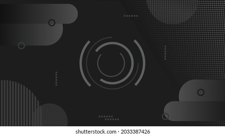 Black elegant cool background for website, banner, ad, business, brochure, presentation. Abstract geometric background.