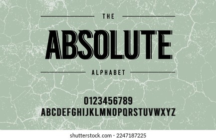 Tipografía de tipo de letra elegante en negro,Ilustración vectorial