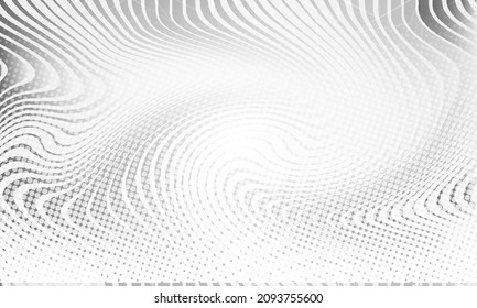 Fondo de pared de media tonalidad elegante y negra. Diseño De Arte Moderno De Línea Gris. Papel tapiz de elementos de diseño 3d monocromo. Fondo de ilustración de resumen web de Pastel.