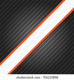 Black elegant simple abstract background with diagonal lines. Vector wallpaper