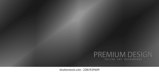 Black elegant vector abstract background. Modern premium gradient illustration for cover design, card, flyer, poster, luxe invite, prestigious voucher and invitation.