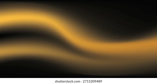 black elegant wavy gold line modern luxury abstract background design
