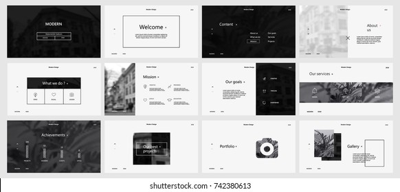 Black elements for infographics on a white background. Presentation templates. Use in presentation, flyer and leaflet, corporate report, marketing, advertising, annual report, banner.