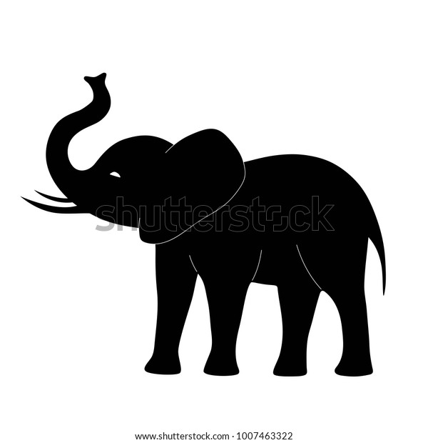 image vectorielle de stock de icone elephant noir symbole silhouette image 1007463322 https www shutterstock com fr image vector black elephant icon symbol silhouette vector 1007463322
