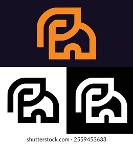 Black Elephant Logo.can be used for your brand logo or company logo