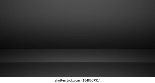 black empty studio room, product background, template mock up for display
