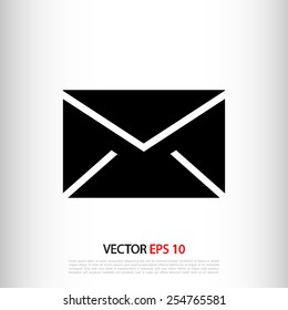 black envelope icon