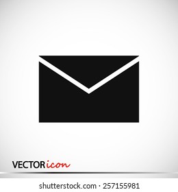black envelope icon