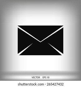 black envelope icon
