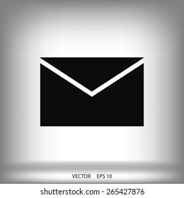 black envelope icon