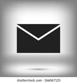 black envelope icon
