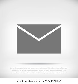 black envelope icon