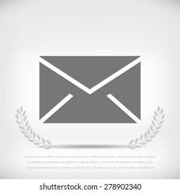 black envelope icon