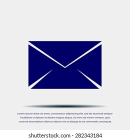 black envelope icon