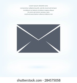black envelope icon