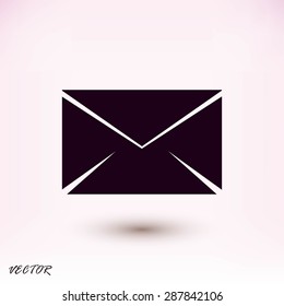 black envelope icon