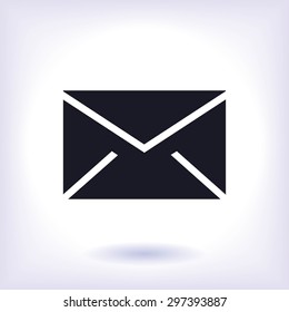 black envelope icon