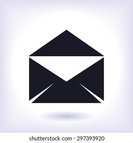 black envelope icon