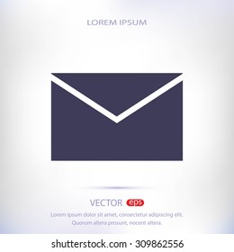 black envelope icon