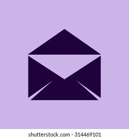 black envelope icon