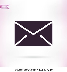 black envelope icon
