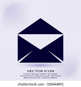 black envelope icon