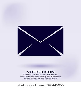 black envelope icon