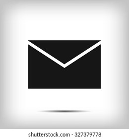 black envelope icon