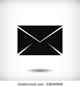 black envelope icon
