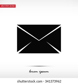 black envelope icon