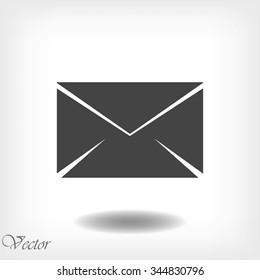black envelope icon