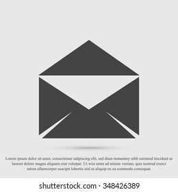 black envelope icon