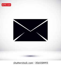 black envelope icon