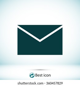 black envelope icon