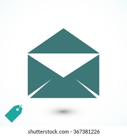 black envelope icon