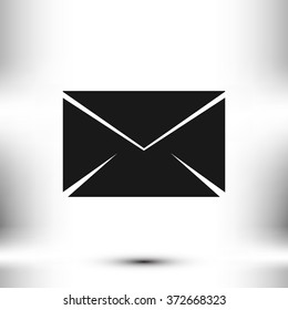 black envelope icon