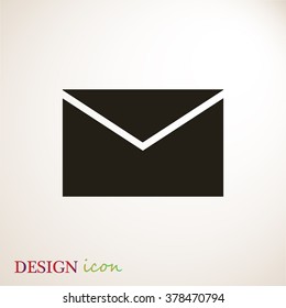 black envelope icon