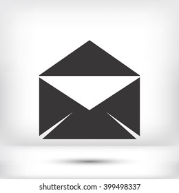 black envelope icon