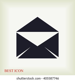 black envelope icon