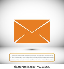 black envelope icon