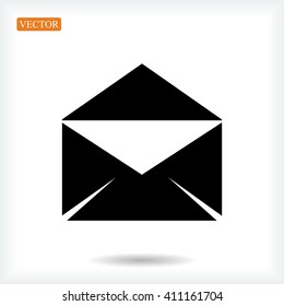 black envelope icon