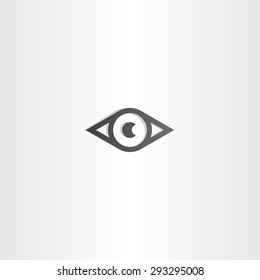 black eye design vector icon design