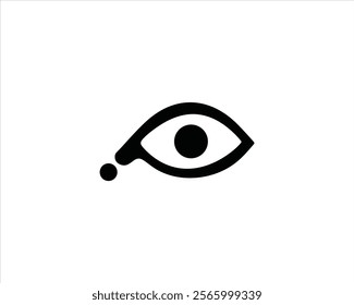 black eye image vector illustration logo design