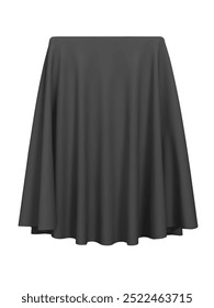 Black fabric covering a cube or rectangular shape