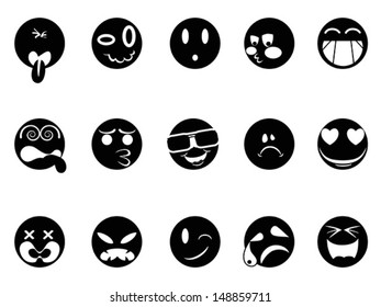 black face icon