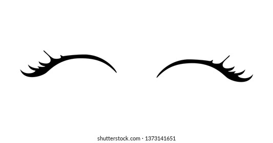 black false eyelashes mascara single decorative stock vector royalty free 1373141651 shutterstock